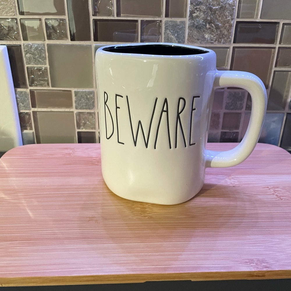 Rae Dunn Halloween mug “beware”